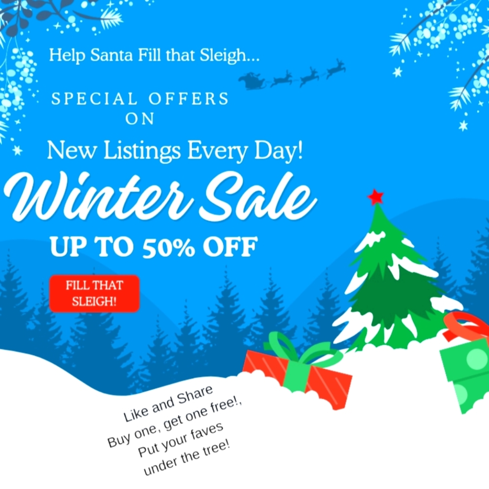 Winter Mystery Box! 50% off sale plus bogo